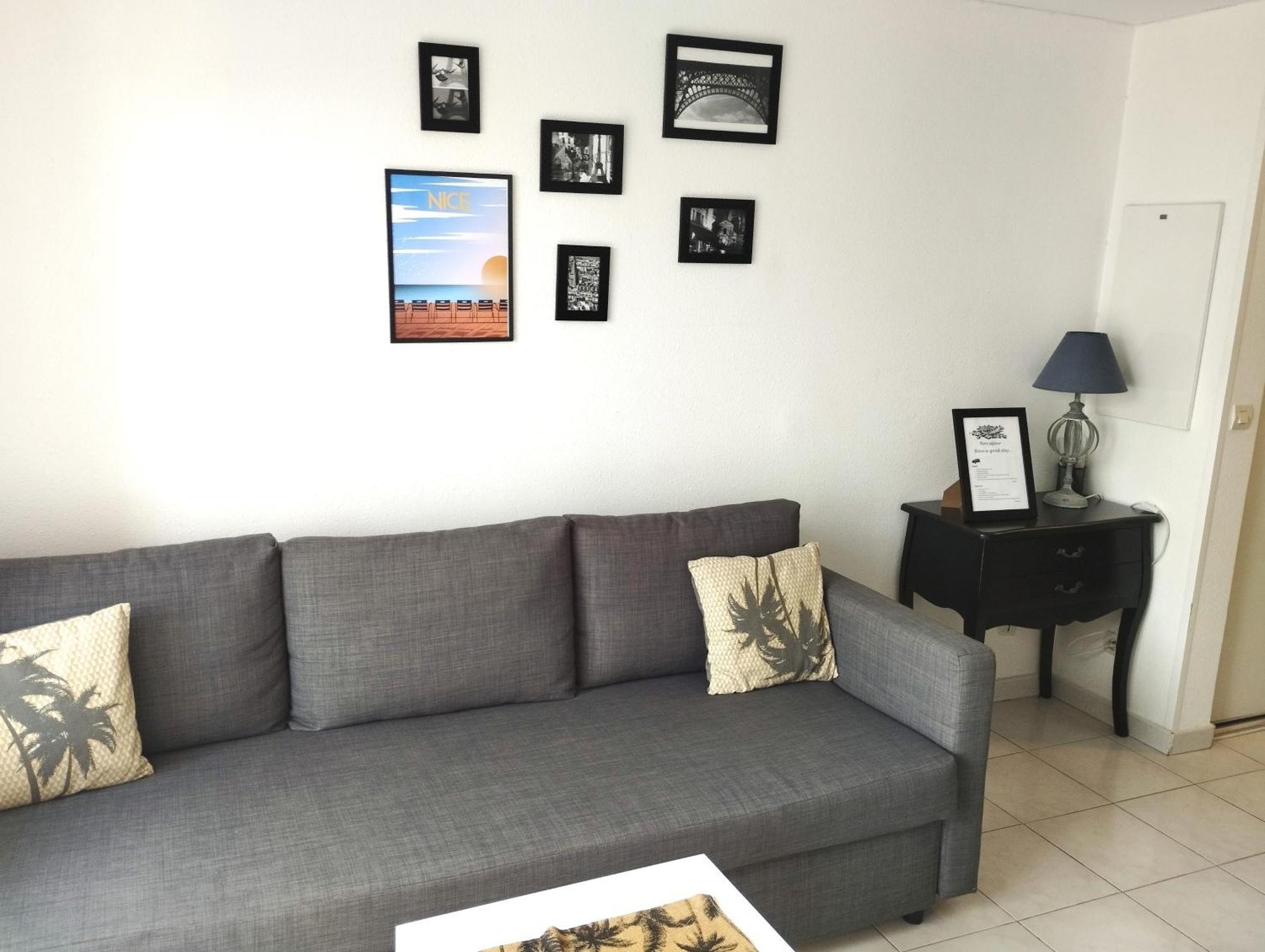 Studio Climatise, Lumineux A 5 Min De La Promenade Des Anglais Apartment Nice Luaran gambar